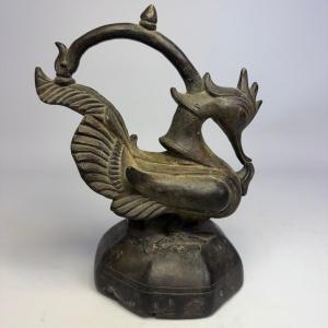 19th Century Burmese Bronze Opium Weight