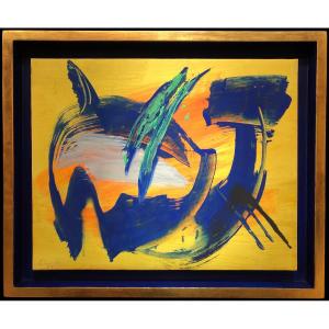 Schneider Gérard Untitled 1977 Acrylic Gouache On Paper Signed Dated 1977 Catalogue Raisonné