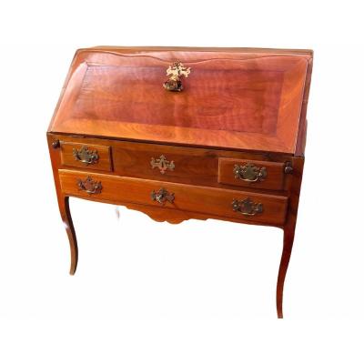 Office Malouin Slope In Mahogany 18th Century