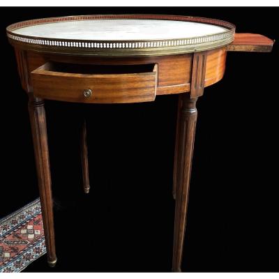 Bouillotte Table In Mahogany Late 18th / Early 19th