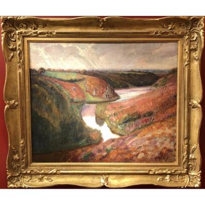 Detroy Léon French School Fauve Painting Early 20th Century Crozant School Oil Canvas Signed