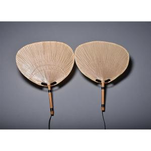 Pair Of Uchiwa 3 Sconces Ingo Maurer