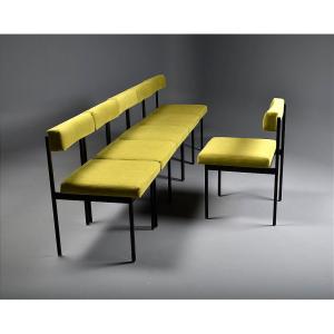 Series Of 6 Model 101 Chairs By Dieter Waeckerlin For Idealheim