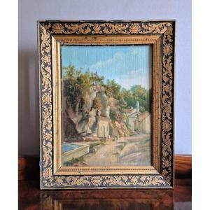 Oil On Canvas, 19th Century, Mounted On Wood