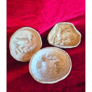 Terracotta Cake Molds With Animal Motifs - 18th Century Sicily 