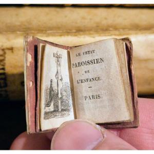 Miniature Book - The Little Parishioner Of Childhood, 19th Century 