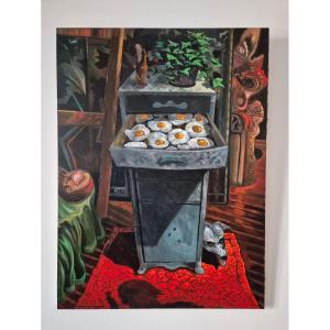 José Garcia-cordero (1951 - ) Oil On Canvas – 1992 - Surrealism