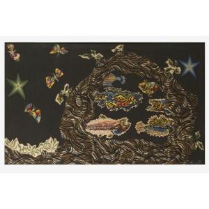 Fish, Starfish And Butterflies Jean Lurcat Tapestry