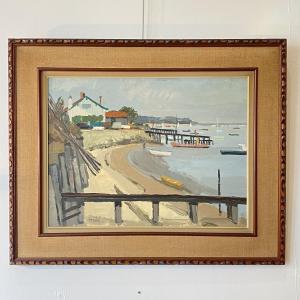 Painting: The Canon, Arcachon, Cap Ferret 