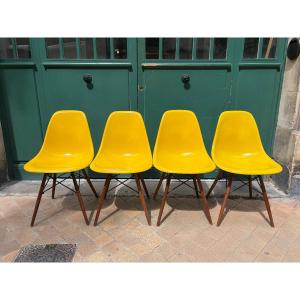Series Of Vintage Dsw Eames Chairs