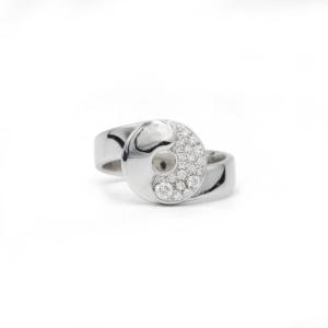 Double Sens Ring - Dinh Van 750 White Gold