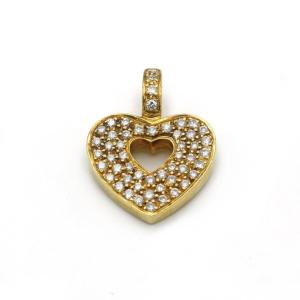 Poiray Pendant - Yellow Gold And Diamonds