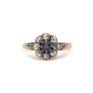 Ring - Gold, Sapphire And Diamonds