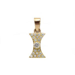 Pendant - Yellow Gold And Diamonds