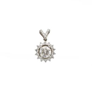 Pendant - White Gold And Diamonds