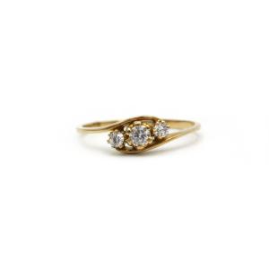 Ring - Yellow Gold And Diamonds