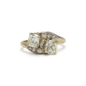 Toi Et Moi Ring In 2.04-carat Gold, Gia Certified