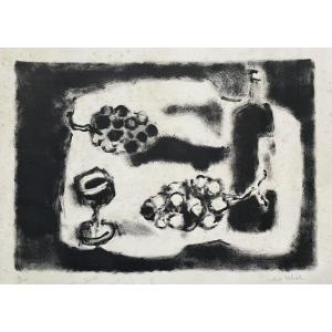 Robert Delval, Still Life, Lithograph