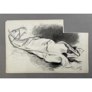 Ferdinand Oger, Horse Lying Down