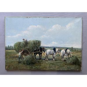 Philippe Albin De Buncey, Harvest Scene