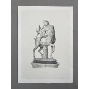 Centaur, Musée Du Louvre, Engraving