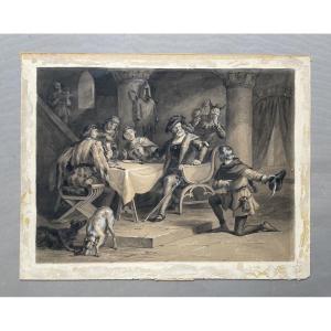 Felix Octavius Carr Darley, Medieval Scene