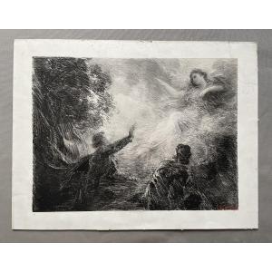 La Fée Des Alpes, Lithograph By Fantin-latour