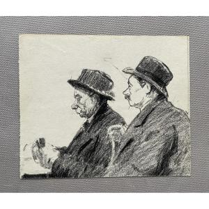 René Olivier, Two Men In Profile