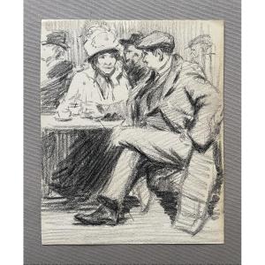  René Olivier, Couple In Conversation