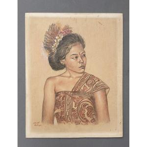 Portrait Of A Young Woman, Indonesia?