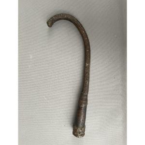Spectre Or Bronze Cane Top, Africa, Early 20th Century