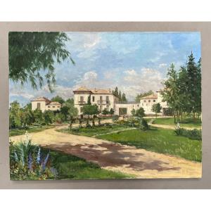 Propriété Paloise, Oil On Canvas