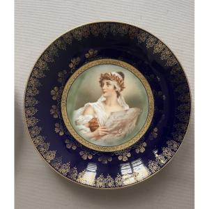 Saxon Porcelain Plate, Erdmann Schlegelmilch