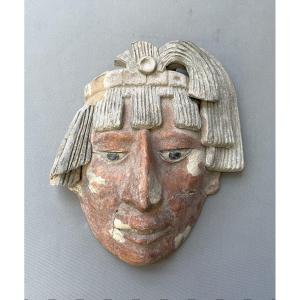 Pre-columbian-style Mask, 19th Century Or Earlier