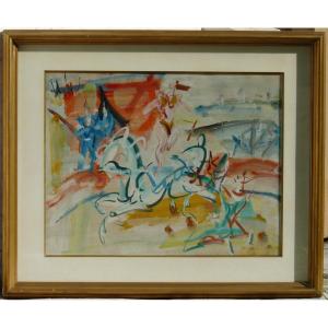 Gen Paul 1935 - The Rider At The Circus - Certificate And Catalog Raisonné -