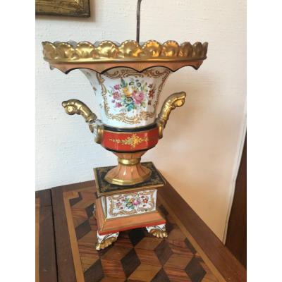 Old Paris Porcelain Vase XVIII Century