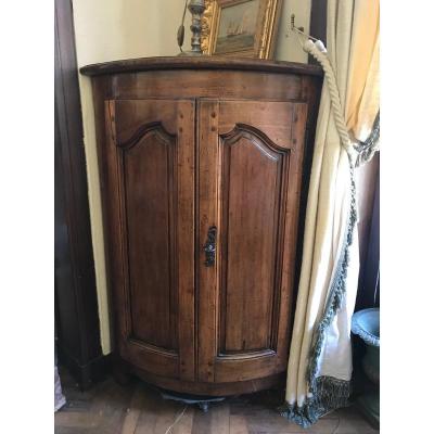 Louis XV Provençal Corner Cabinet