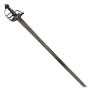  English Civil War Period Mortuary Sword
