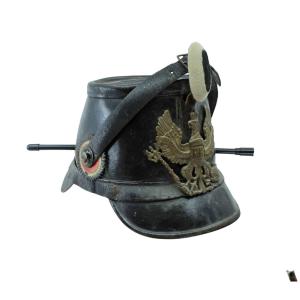 Battle-damaged Imperial German Jager Shako