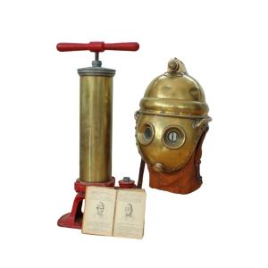 French Pompiers 1893 Model "casassa" Breathing Helmet
