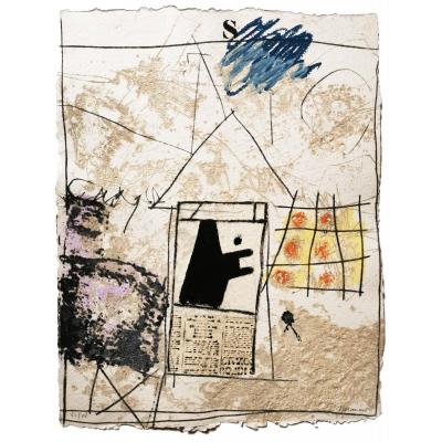 James Coignard (1925-2008) Composition S, Original Etching, Signed And Numbered By The Artist