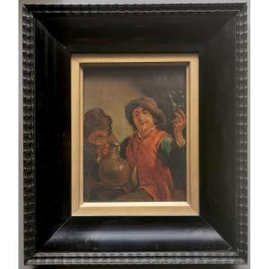 Adriaen Brouwer School Of, 17th Century Dutch School, Hsp, Tavern And Tabagie Scene