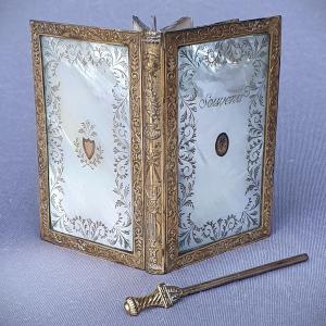Mother-of-pearl Ball Book From 1818, Palais Royal, “souvenir”, Restoration Period