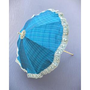 Antique Umbrella From The Napoleon III Era, With A Carved Bone Handle