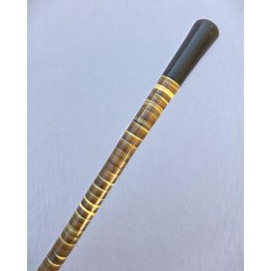 Walking Stick Made Entirely Of Horn Discs