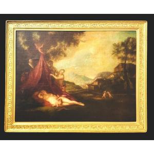 Venus Sleeping, With Satyrs And Cupids, Follower Of Francesco Albani (1578-1660)