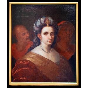 Painting Of A Sibyl, 17th Century Italian School