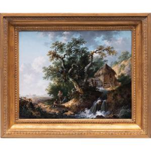 18th-century Old Master Painting By Andries Vermeulen (dordrecht 1763-1814) Landscape