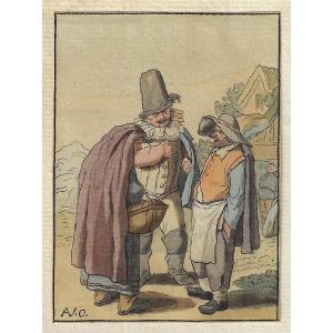 18th C Aquatint By Bernhard Schreuder (1748-1780) After Adriaen Van Ostade