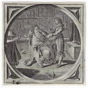 17th Century Engraving By Adriaen Matham (1590-1660) After Adriaen Pietersz Van Der Venne